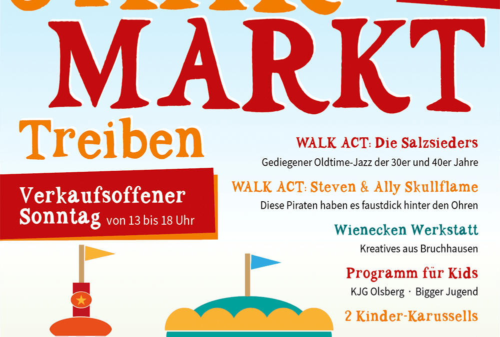 Buntes Jahrmarkt-Treiben in Olsberg am 15. Mai 2022