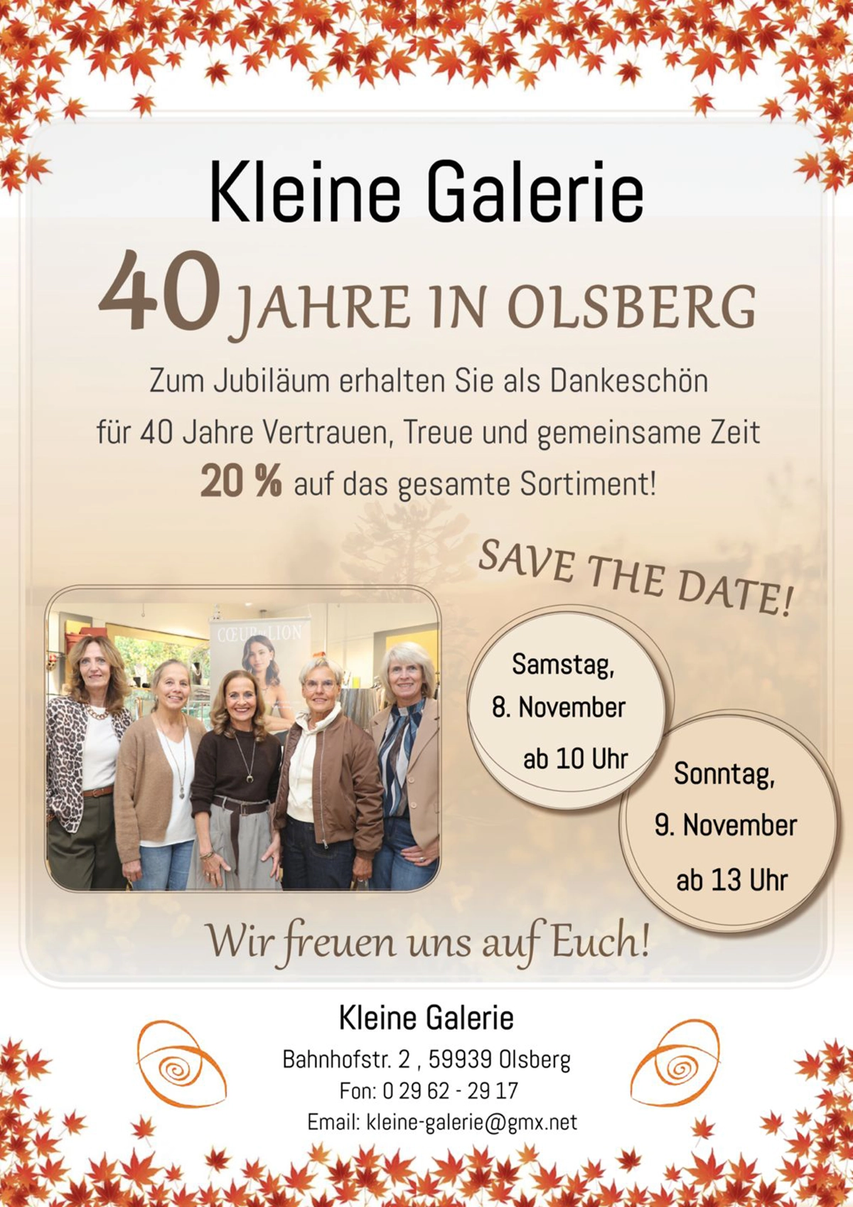 40 Jahre Kleine Galerie